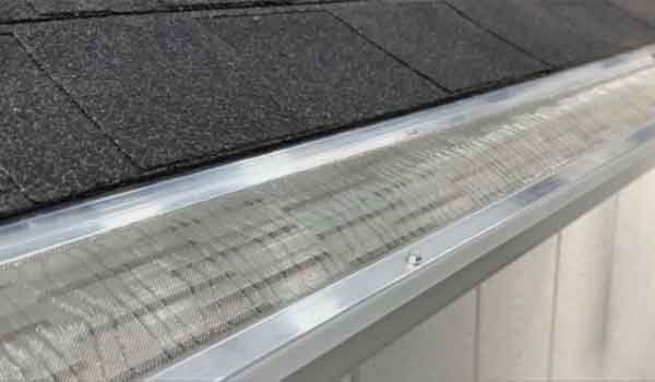 Framed Reinforced Stainless Steel Gutter Installation